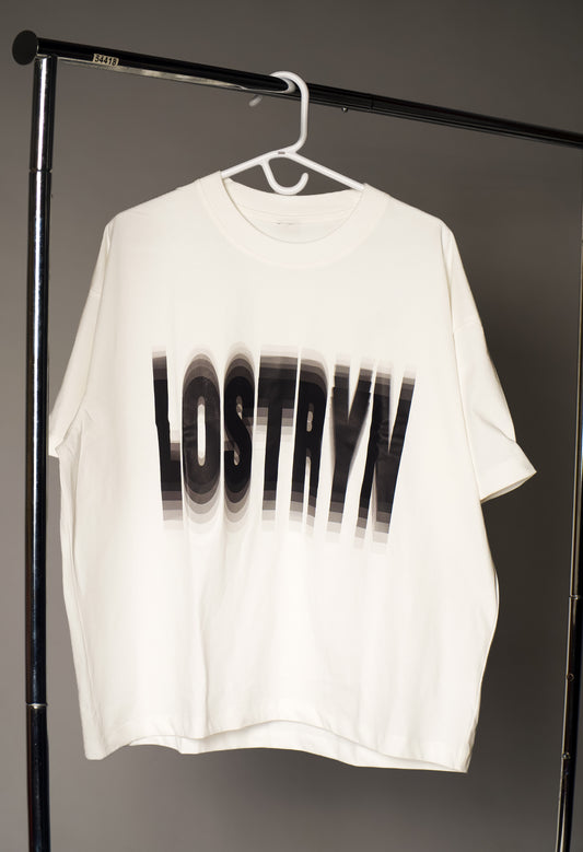 LOSTRYN Glitched Boxy Tee