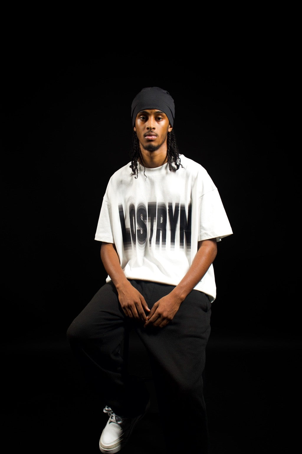 LOSTRYN Glitched Boxy Tee